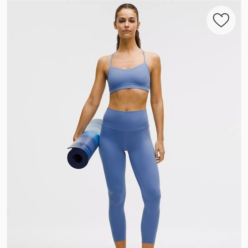Lululemon Athletica Blue Align HR Crop 23" Size 0